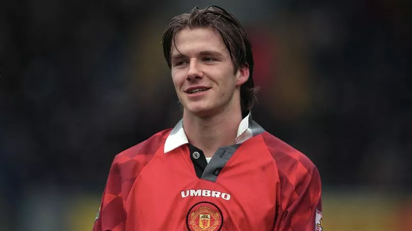 David Beckham jeune