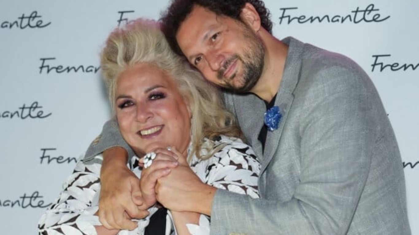 Marianne James et son fils